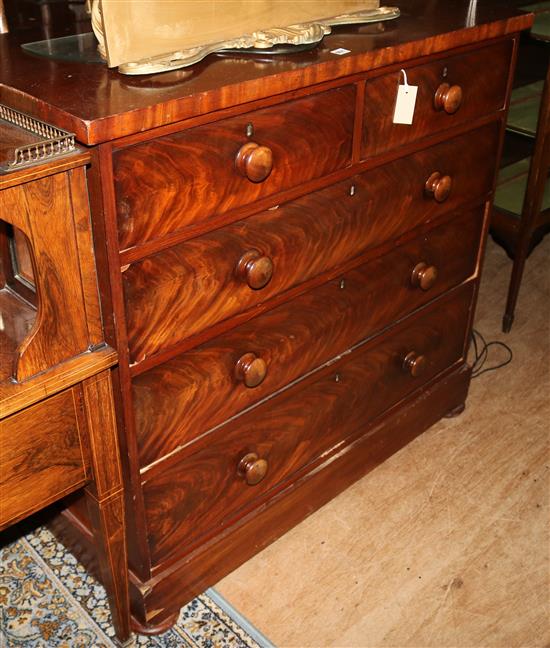 Victorian mahogany chest of drawers